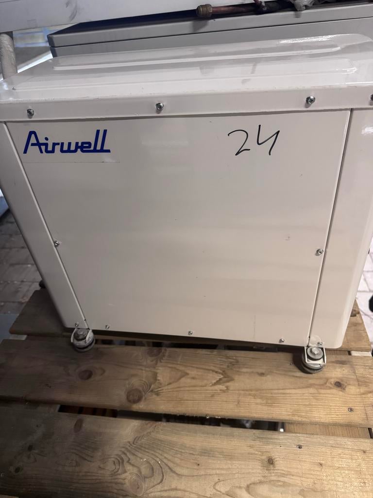 Airwell watergekoelde airco 7kw, Gebruikt, 3 snelheden of meer, Ophalen of Verzenden, Koelen en Ontvochtigen