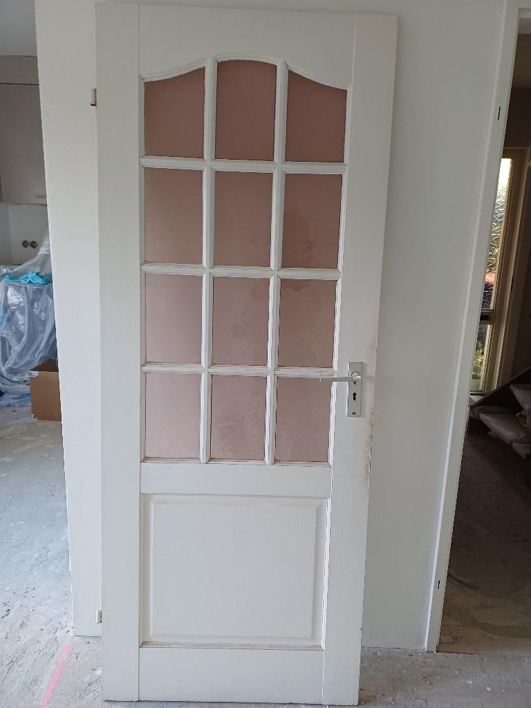 Gratis 9 opdek deuren ( 78x201,5 cm ), Doe-het-zelf en Verbouw, Deuren en Horren, Ophalen, Gebruikt, Minder dan 80 cm, Binnendeur