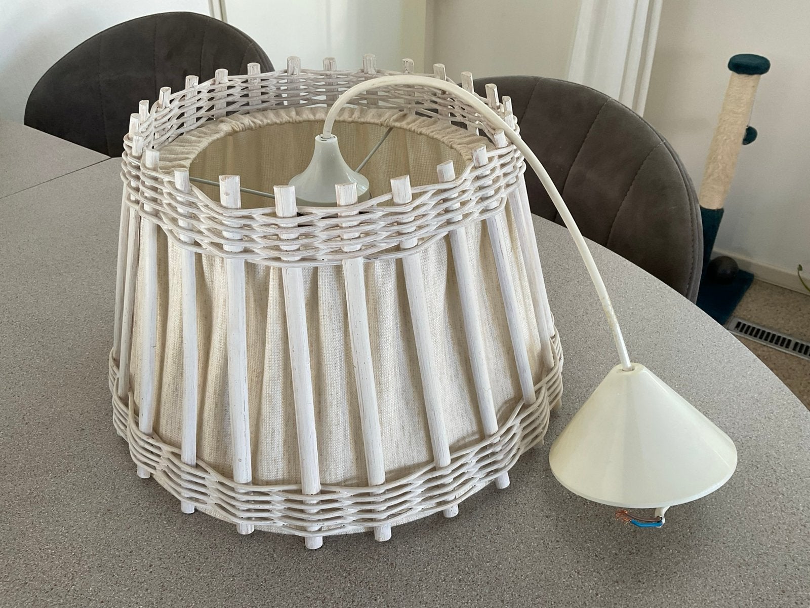 Hanglamp vintage, Ophalen of Verzenden, Zo goed als nieuw