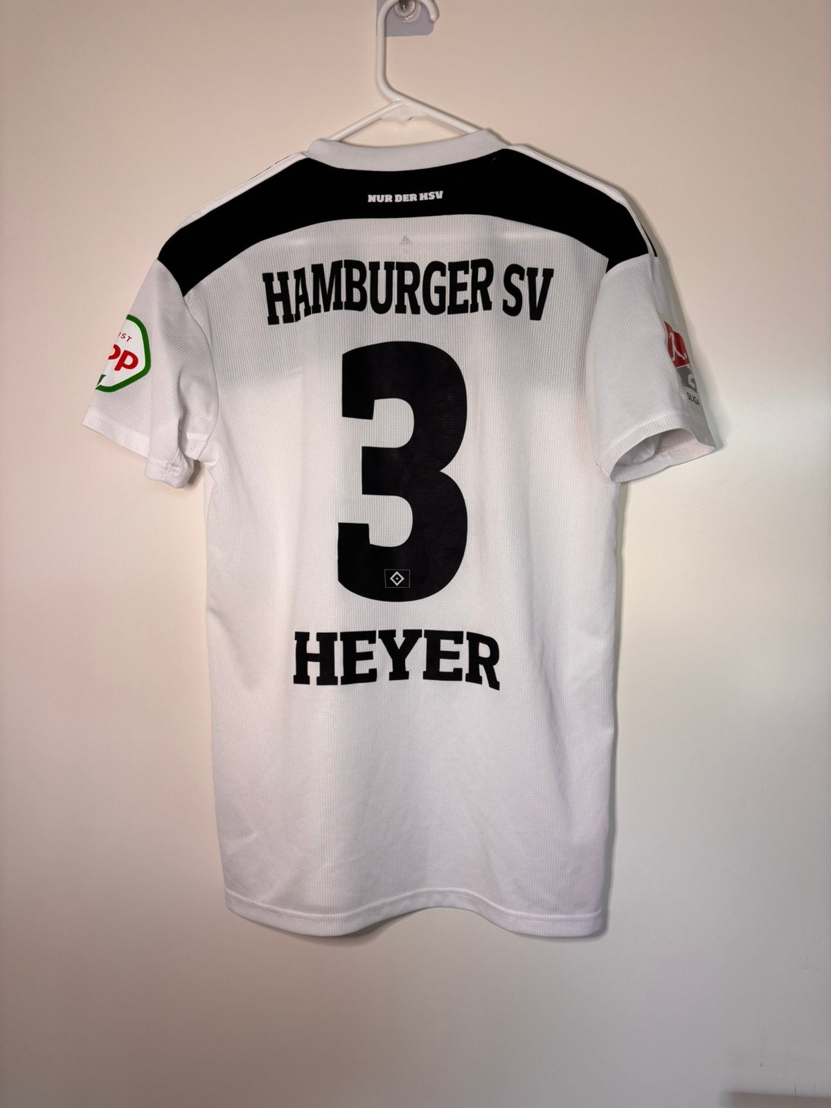 Hamburger SV 2022/2023 Moritz Heyer #3 voetbal shirt M, Maat M, Verzenden, Zo goed als nieuw, Shirt