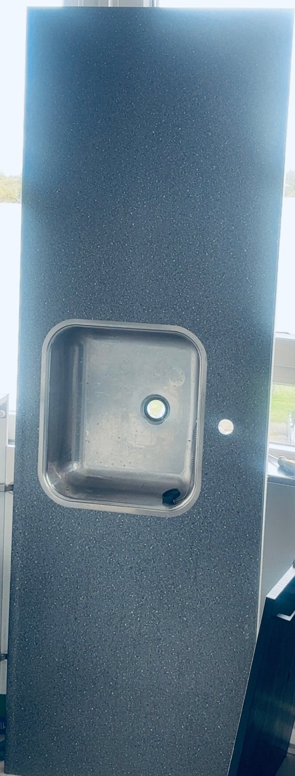 Keuken aanrechtblad met wasbak, Ophalen, 150 tot 200 cm, Zo goed als nieuw, Minder dan 100 cm