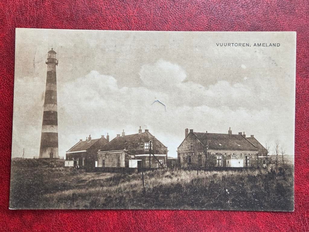 Ameland Vuurtoren, Verzamelen, Ansichtkaarten | Nederland, Ophalen of Verzenden, Waddeneilanden