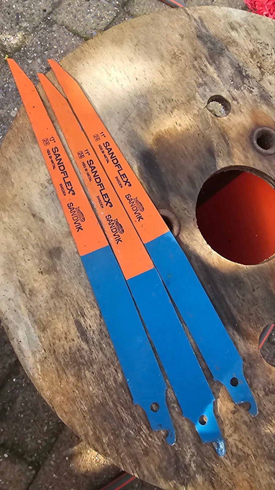Sandvik Sandflex Reciprozaagbladen HSS Bi-Metal (3 stuks), Ophalen of Verzenden, Gebruikt, Reciprozaag, Sandvik