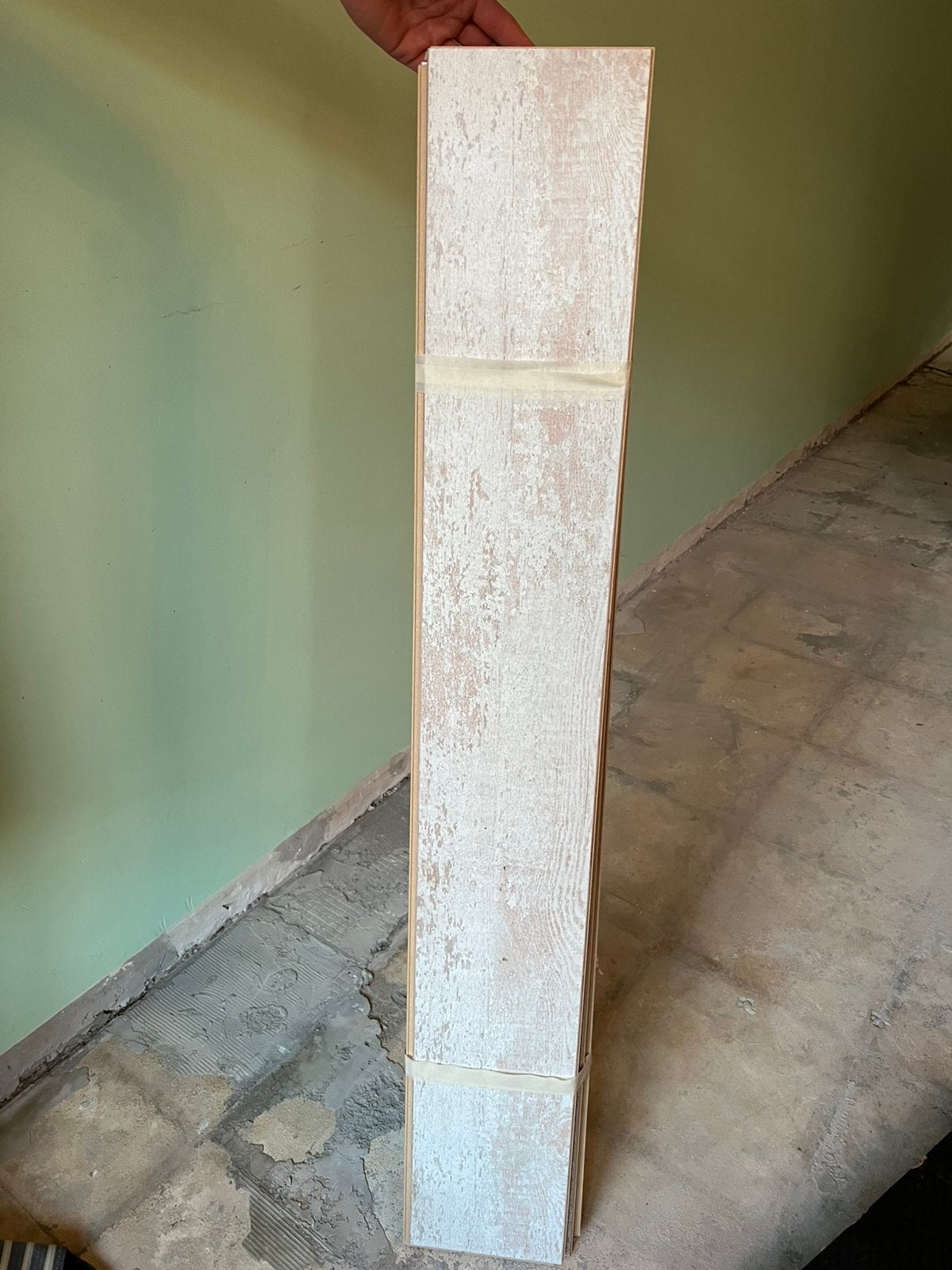 Laminaat - hout/white wash look, Ophalen, Gebruikt
