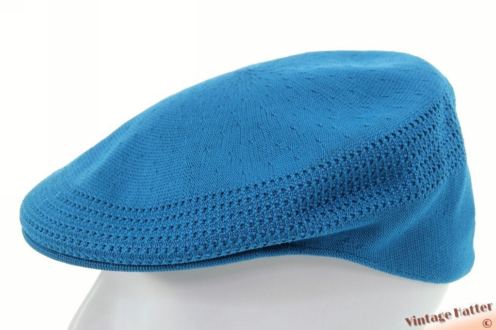 Platte pet Kangol Tropic Ventair mid blauw S, M en L nieuw, Nieuw, Ophalen of Verzenden, Pet, 58 of 59 cm (L, 7¼ of ⅜ inch)