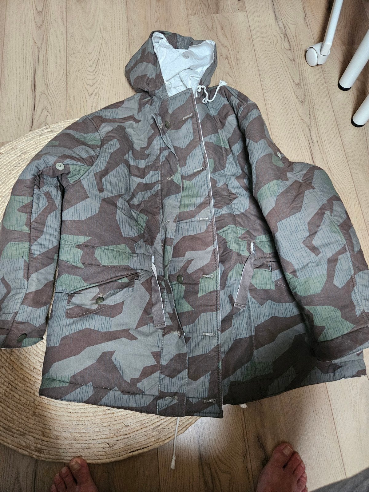 Wehrmacht WO2 Wendejacke - Repro Militaria, Ophalen of Verzenden, Duitsland, Kleding of Schoenen