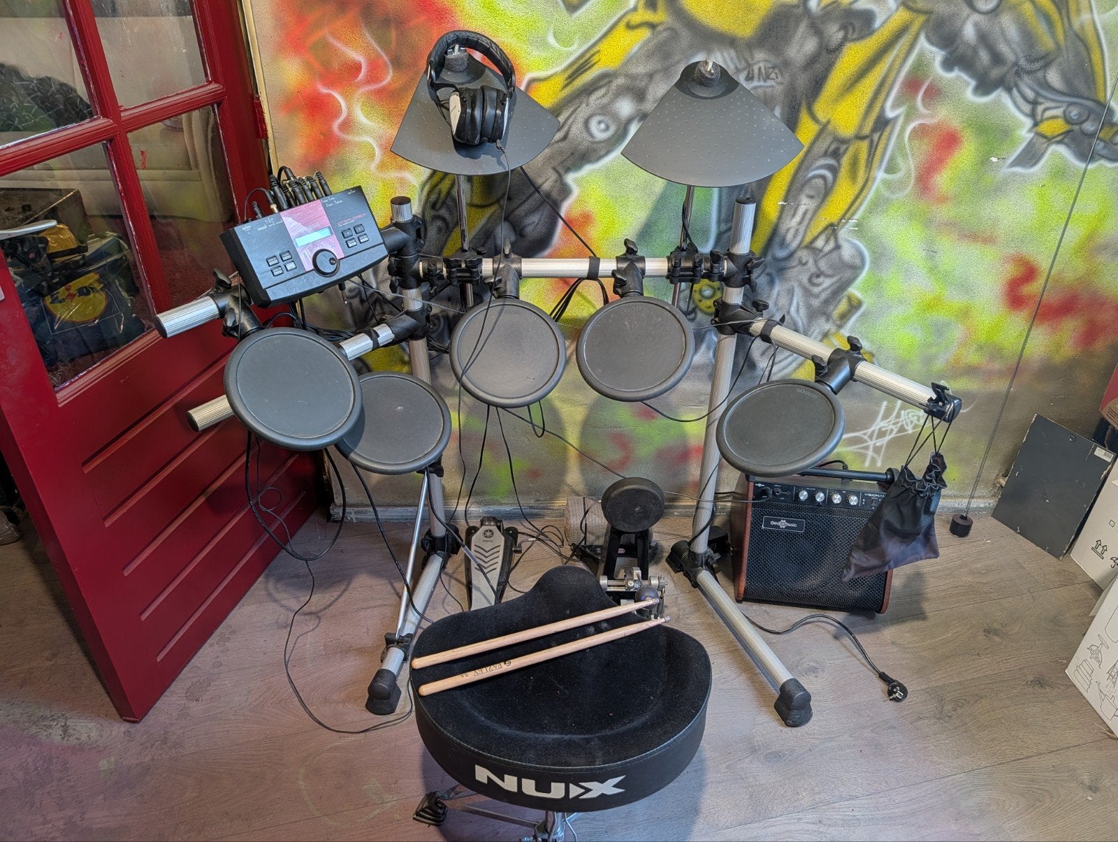 Yamaha DTX Plorer Elektronisch Drumstel met Accessoires, Ophalen, Gebruikt, Yamaha, Elektronisch