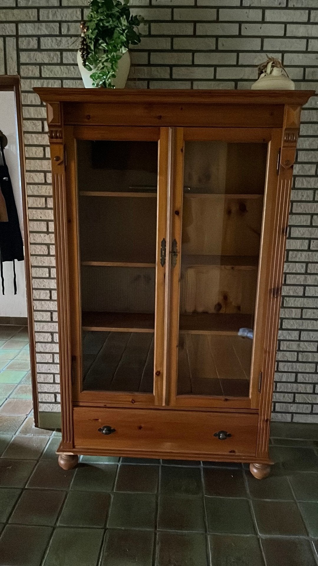 Geloogd grenen kast, Ophalen of Verzenden, Gebruikt, 25 tot 50 cm, 150 tot 200 cm
