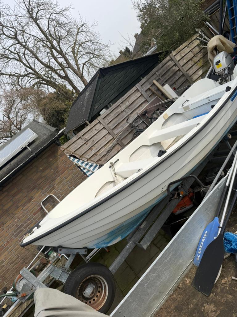 Bootje, Watersport en Boten, Ophalen of Verzenden, Zo goed als nieuw, Overige typen, Motorboot