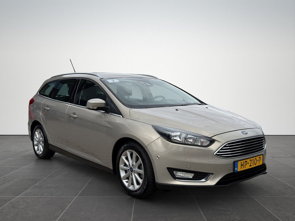 Ford Focus Wagon 1.0 Titanium Edition Clima|Cruise|Dode-Hoek, Auto's, 125 pk, Gebruikt, Euro 6, Origineel Nederlands