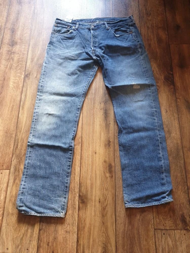 Levi`s 501 W38 L34 #2., Blauw, Overige jeansmaten, Ophalen of Verzenden, Gedragen