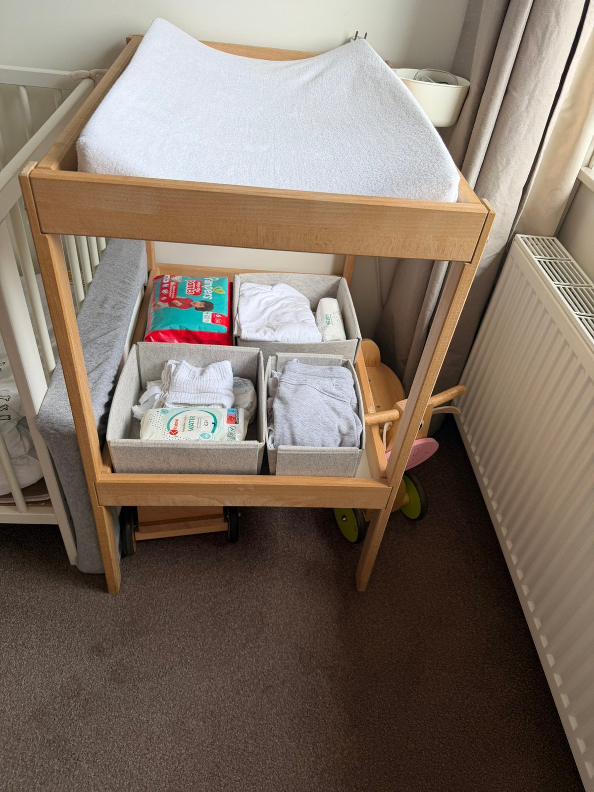 Baby aankleed tafel, Ophalen, Minder dan 75 cm, 50 tot 70 cm, Zo goed als nieuw