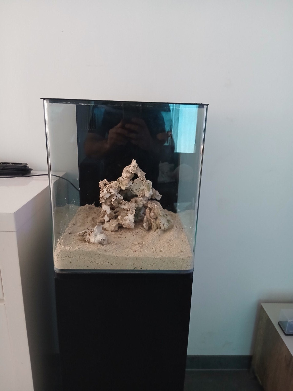 zeeaquarium, Dieren en Toebehoren, Vissen | Aquaria en Toebehoren, Ophalen, Zo goed als nieuw, Leeg aquarium, Blue Marine