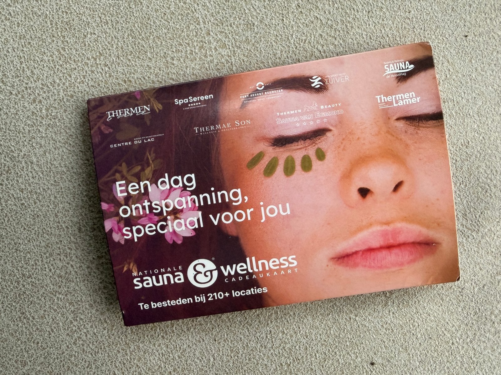 Sauna & Wellnessbon t.w.v. €50, Ophalen, Nieuw, Gehele gezicht