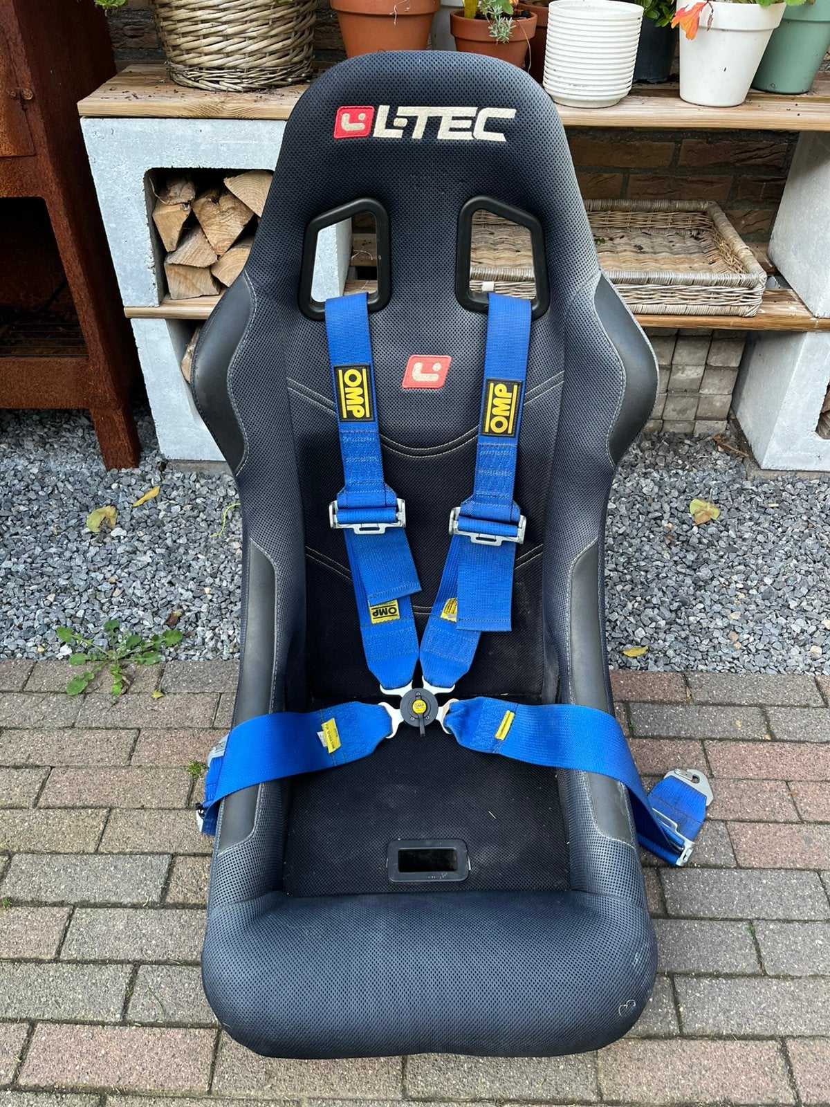 Kuipstoel / Gordel / Frame LTEC/OMP Autosport onderdelen, Ophalen of Verzenden, Gebruikt