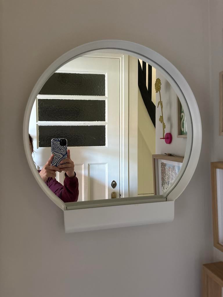 IKEA x Hay Ypperlig spiegel, grootste formaat, Huis en Inrichting, Woonaccessoires | Spiegels, Ophalen, Gebruikt, Rond, 50 tot 75 cm