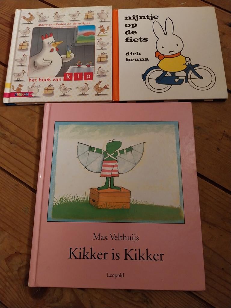 Kinderboeken: Nijntje, Kikker en Het boek van Kip, Ophalen of Verzenden, Gelezen, Dick Bruna, Max Velthuijs, Maria van Eeden, Gitte Spee
