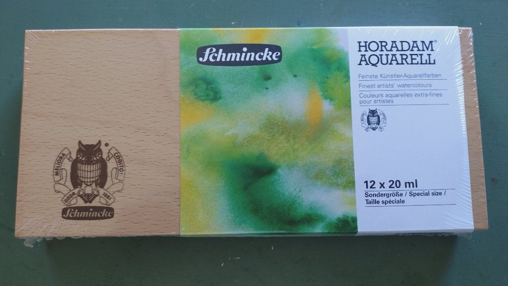 Schmincke Horadam aquarelverf kist 12x20ml tubes nieuw, Ophalen of Verzenden, Nieuw, Waterverf