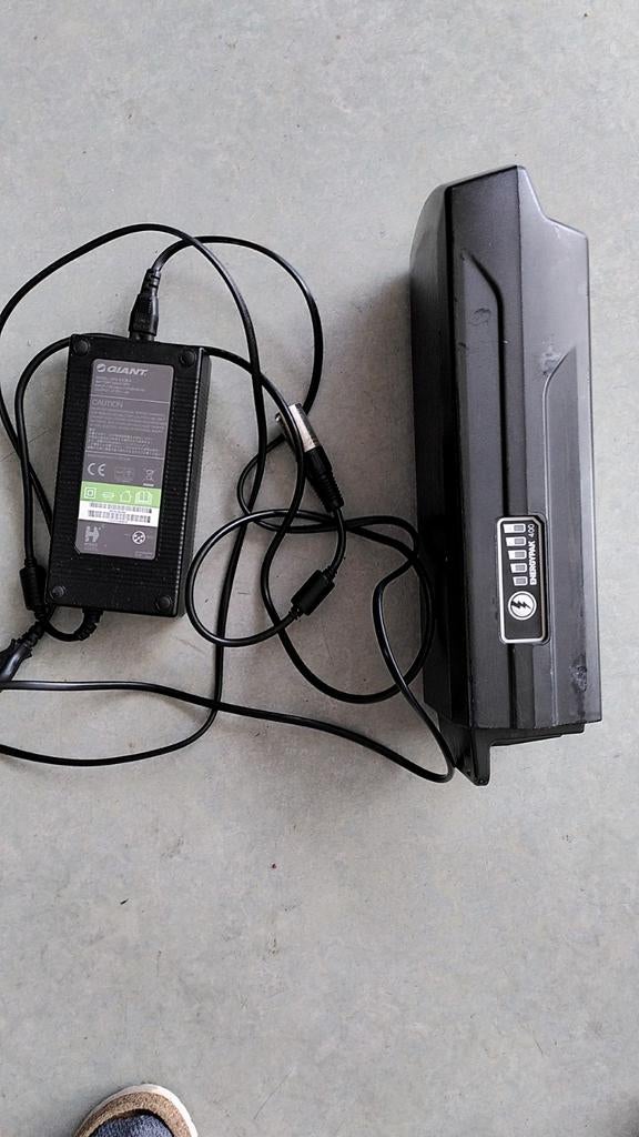 Fiets accu Giant ease-e + oplader, Fietsen en Brommers, Elektrische fietsen, Ophalen of Verzenden, Gebruikt