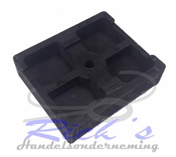 Bootkussen zwart rubber 120x100mm, NB, Nieuw, Ophalen of Verzenden, Motor en Techniek