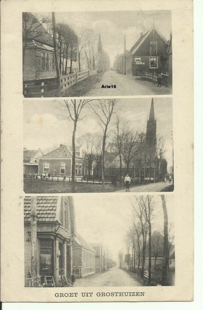 Grosthuizen, Verzenden, Voor 1920, Gelopen, Noord-Holland