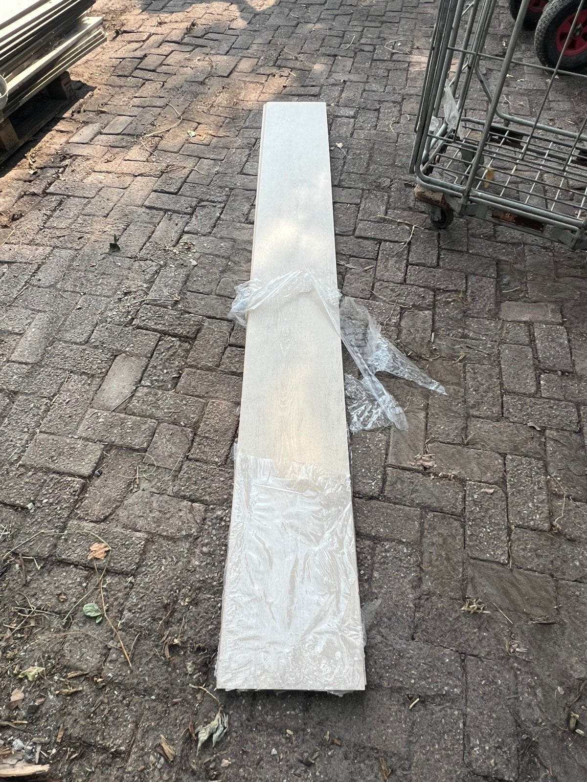 Kunststof wandpanelen voor natte ruimtes, Doe-het-zelf en Verbouw, Platen en Panelen, Ophalen, Zo goed als nieuw, Overige materialen
