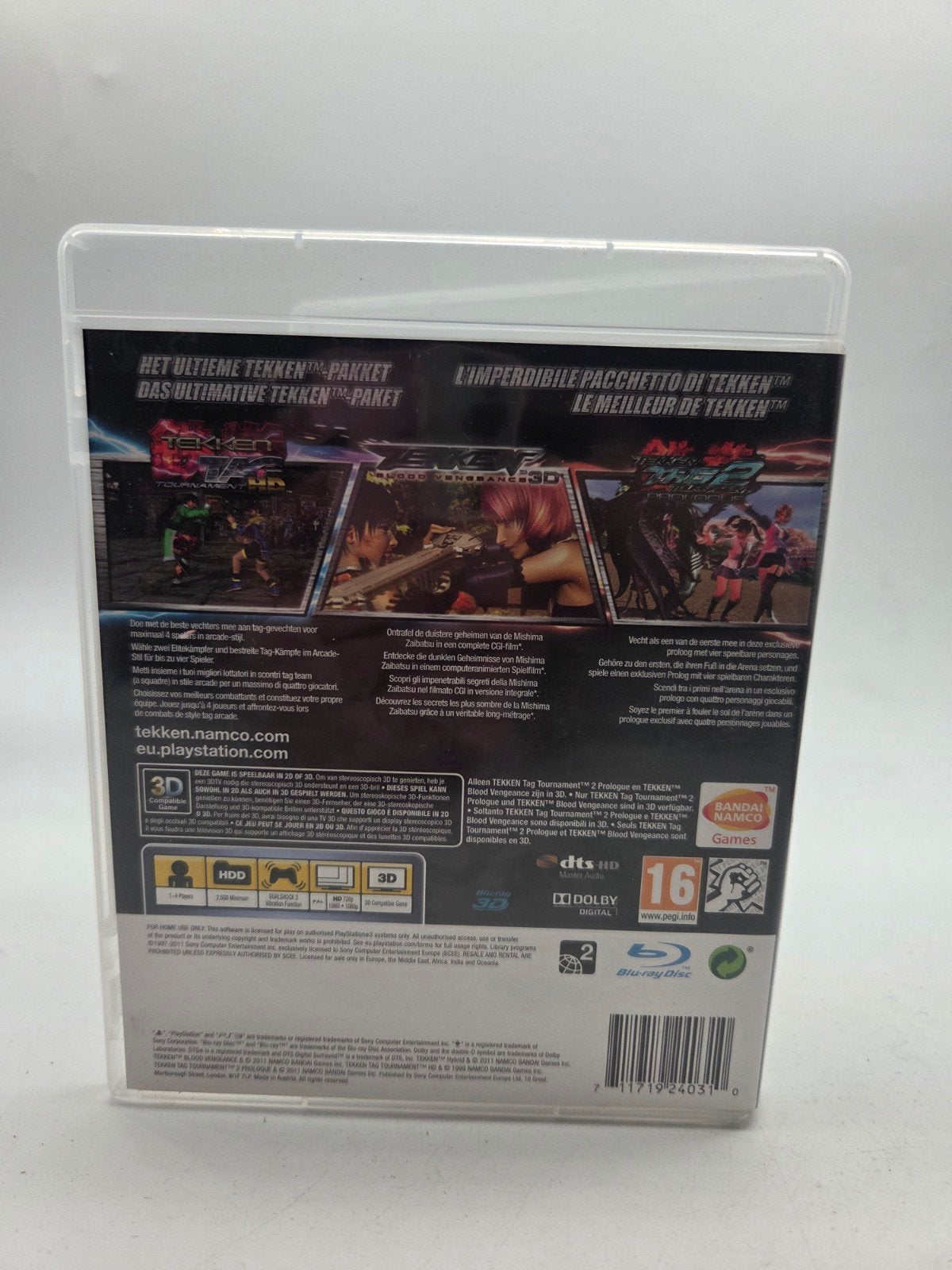 Tekken Hybrid PS3, 23 Rue des Jeûneurs, 75002 Parijs, Frankrijk, Vechten, Support@bandainamcoent.eu, 2 spelers