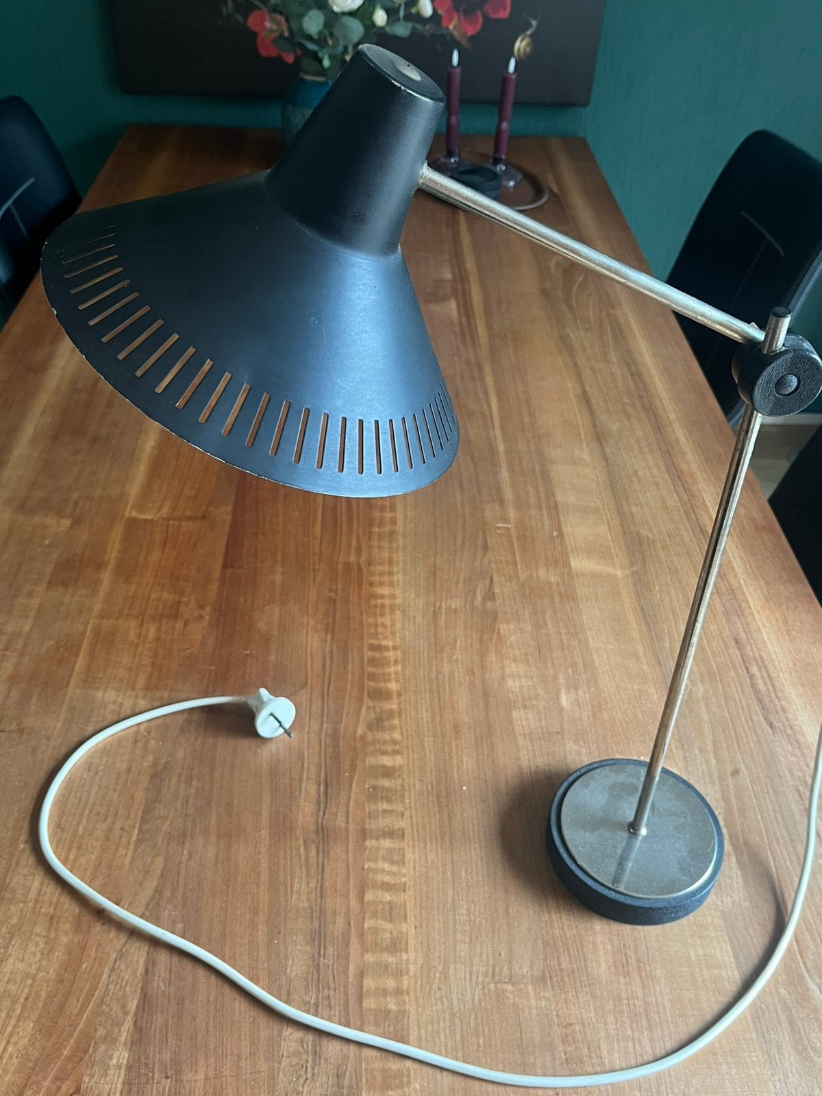 Vintage/retro bureaulamp Anvia, Ophalen, Zo goed als nieuw, Bureaulamp, Vintage