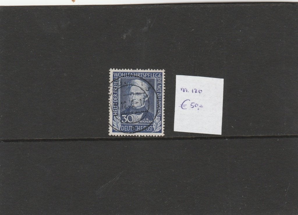 deutsche post- mi 120, Ophalen of Verzenden, Overige periodes