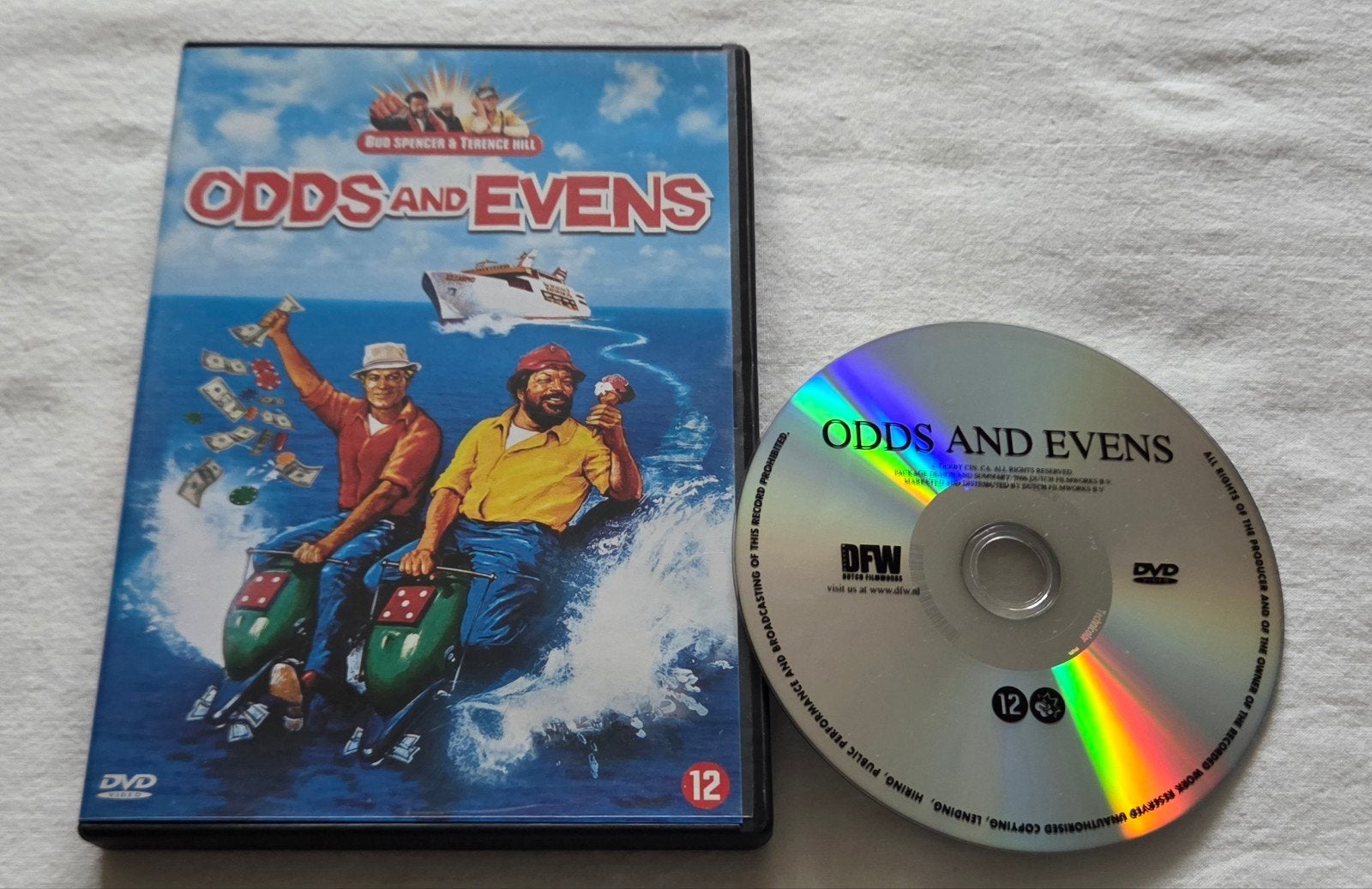 Bud Spencer & Terence Hill Odds And Even Dvd Comedy, Alle leeftijden, Ophalen of Verzenden, Zo goed als nieuw, Actiekomedie