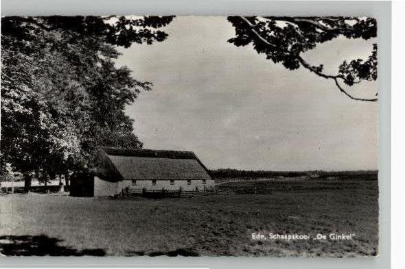 Ede Schaapskooi De Ginkel, Verzamelen, Ansichtkaarten | Nederland, Ongelopen, Gelderland, 1940 tot 1960, Verzenden