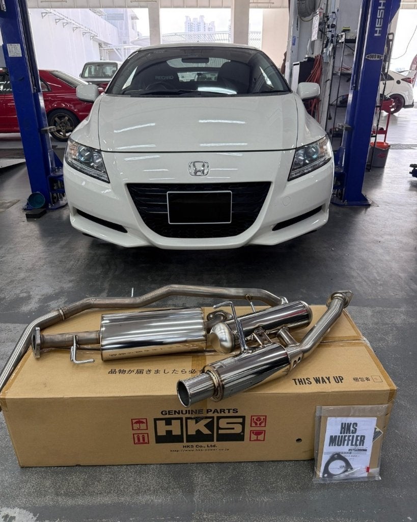 HKS Silent Hi-Power uitlaatsysteem - Honda CRZ CR-Z ZF1 ZF2, Ophalen of Verzenden