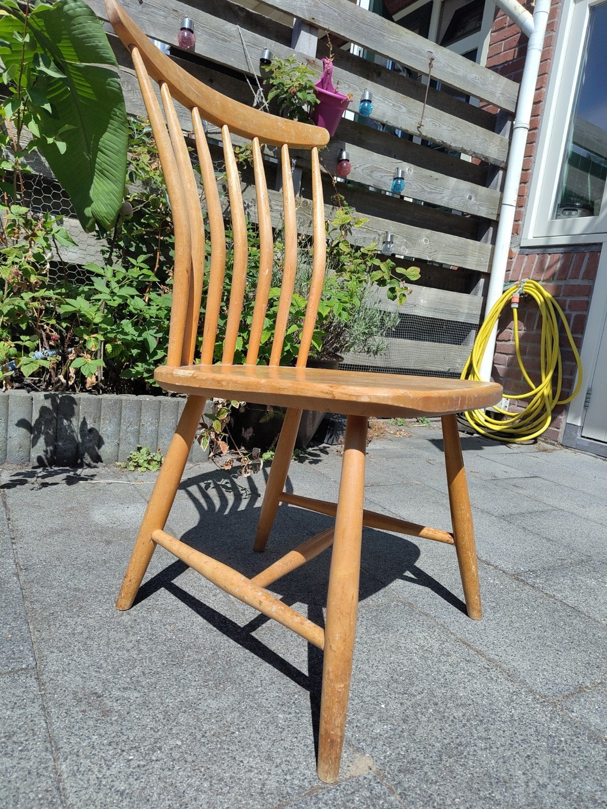 Zweeds Design spijlen stoel akerblom, Huis en Inrichting, Ophalen, Gebruikt, Overige kleuren, Spijlen stoel