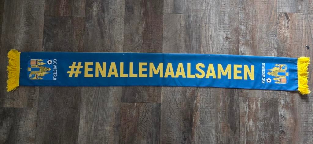 Sjaal KVC Westerlo, Ophalen of Verzenden, Zo goed als nieuw, Buitenlandse clubs, Vaantje of Sjaal
