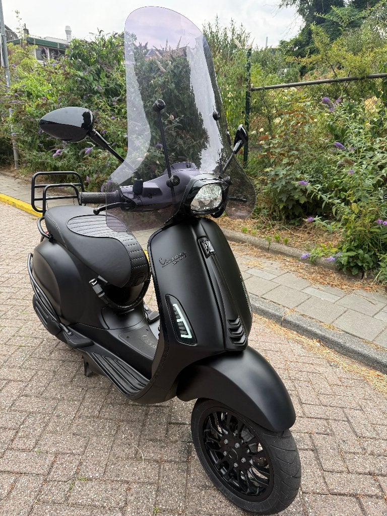 Vespa Sprint notte brom e4 45km 2018 full option mat zwart, Ophalen, Overige modellen, Maximaal 45 km/u, Zo goed als nieuw