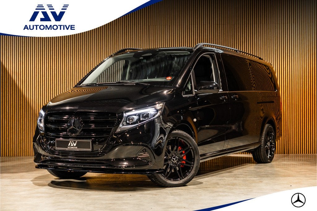 Mercedes-Benz Vito 119 CDI 4-MATIC DC L3 XL | AMG | L+R Schu, Auto's, Automaat, Gebruikt, 2500 kg, Zwart
