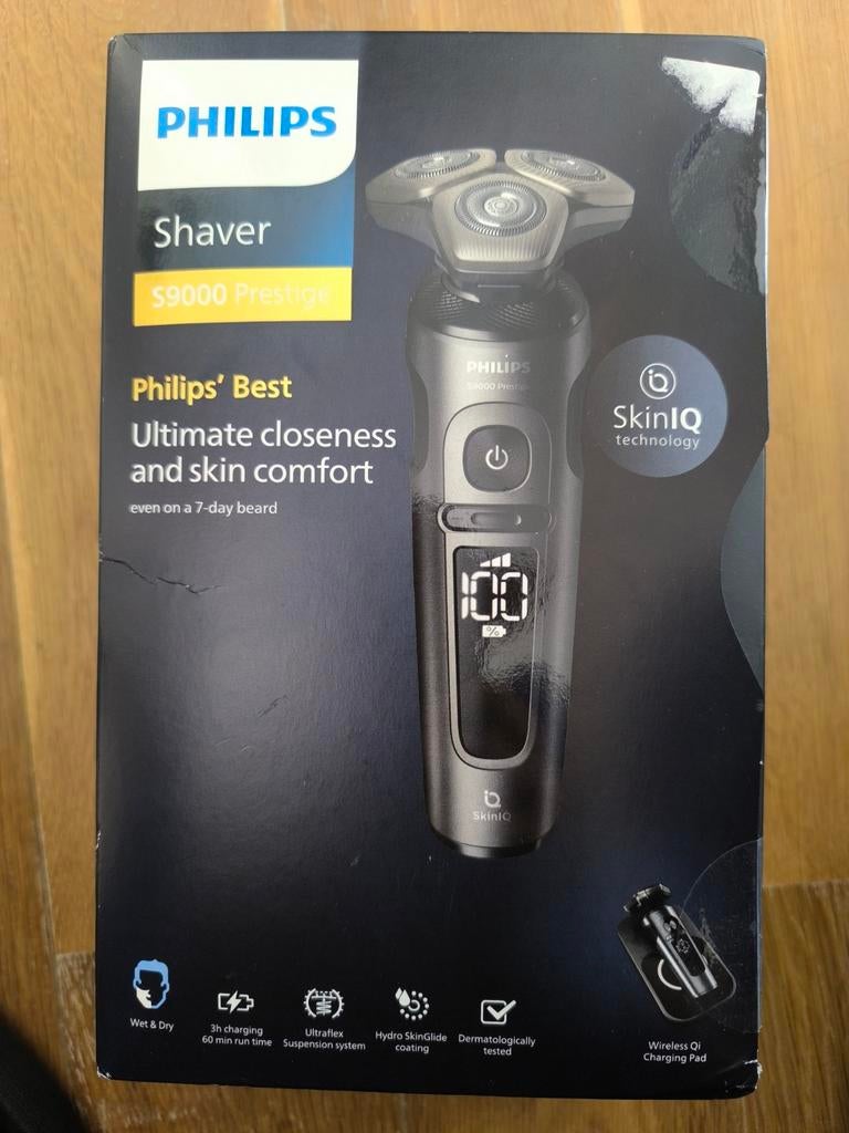 Philips Shaver S9000 Prestige SP9872 Scheerapparaat, Witgoed en Apparatuur, Persoonlijke-verzorgingsapparatuur, Ophalen of Verzenden