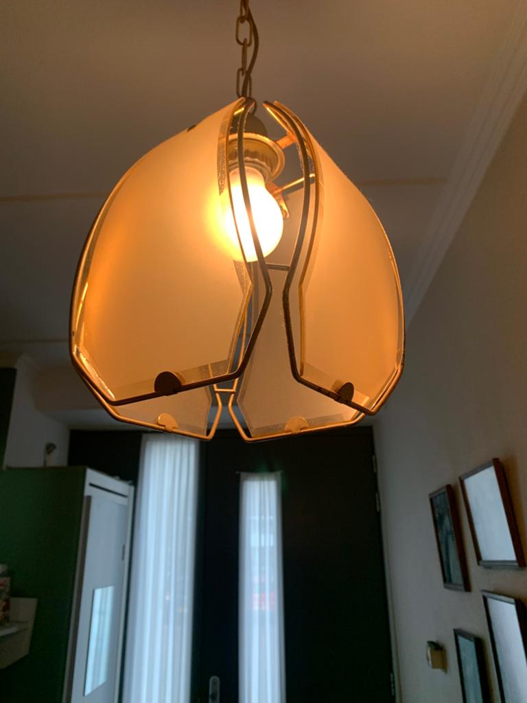 Hanglamp, Huis en Inrichting, Ophalen, Gebruikt, Metaal, Minder dan 50 cm