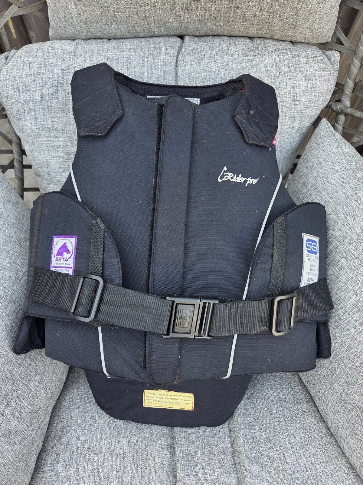 Bodyprotector Rider Pro maat xs, Dieren en Toebehoren, Bodyprotector, Ophalen, Gebruikt