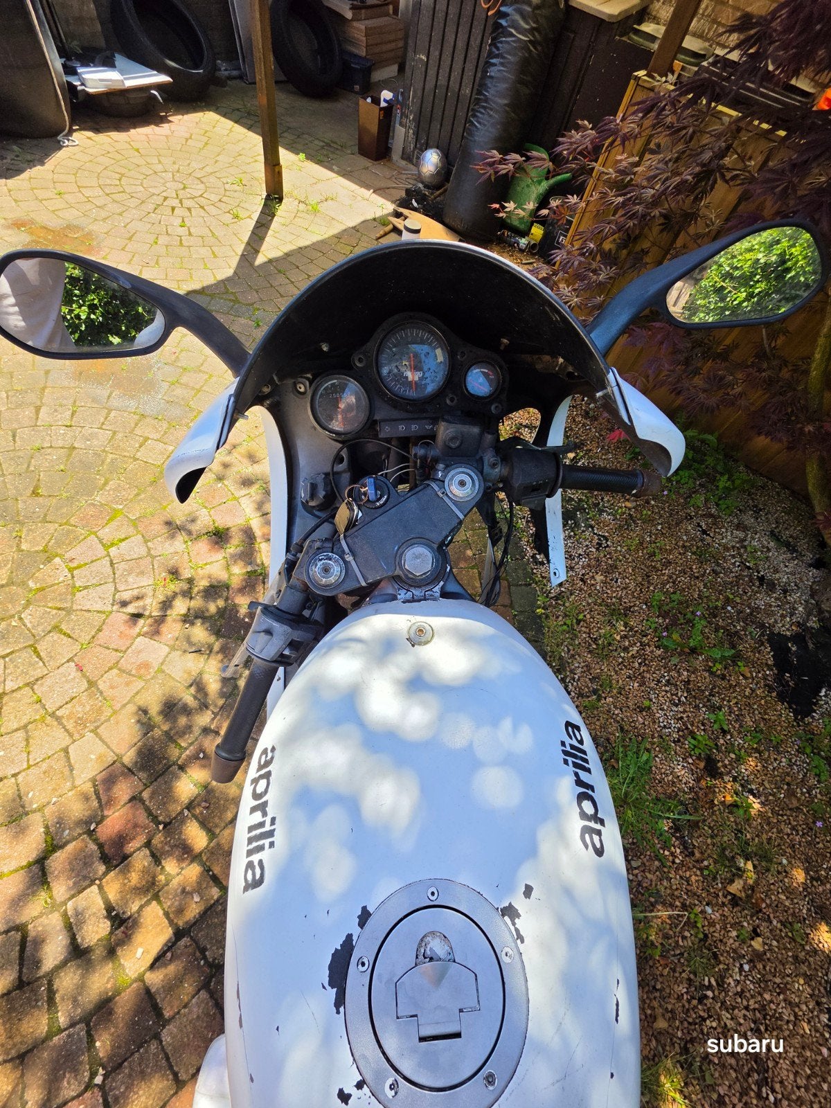 aprilia rs50, Ophalen, Gebruikt