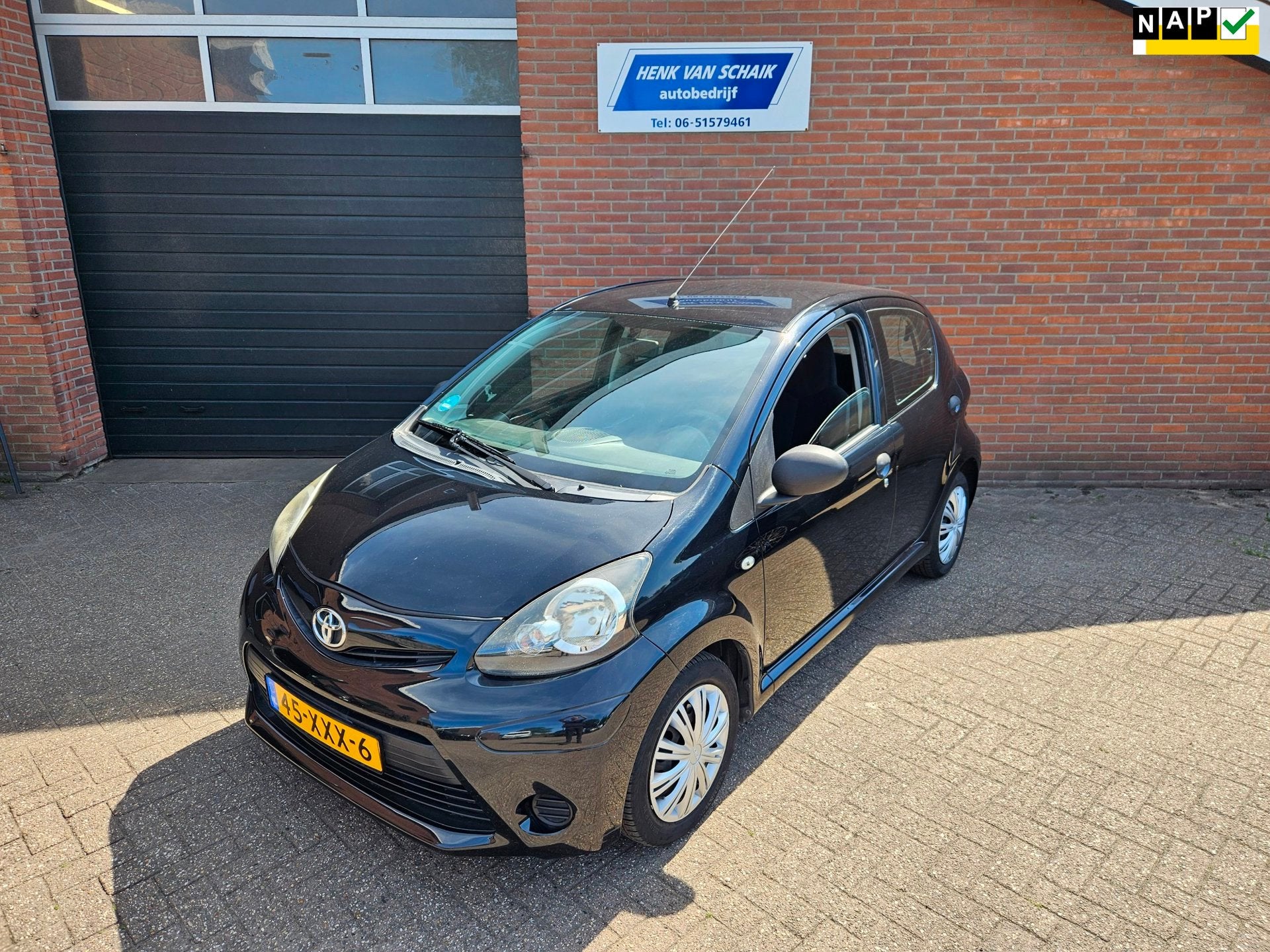 Toyota Aygo 1.0 VVT-i Comfort 2012 / Airco, Auto's, Voorwielaandrijving, Euro 5, Gebruikt, Emergency brake assist