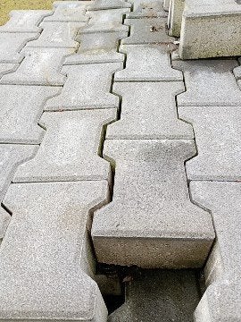 klinkers H profiel, Tuin en Terras, Tegels en Klinkers, Ophalen, Beton, Klinkers