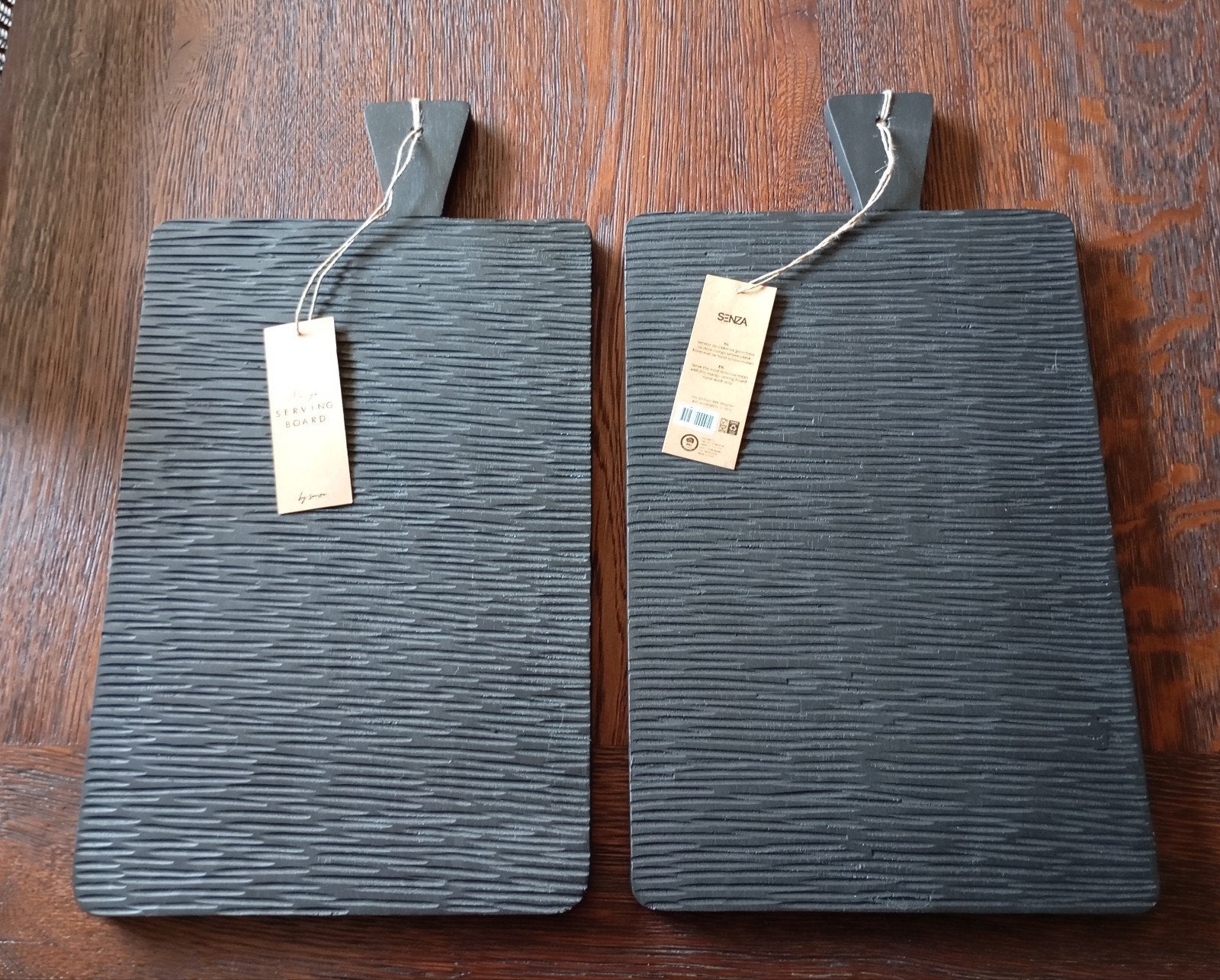Twee Senza Serveer Planken / Borrelplank van Mango Hout, Hout, Snij-/serveerplank, Nieuw, Ophalen of Verzenden