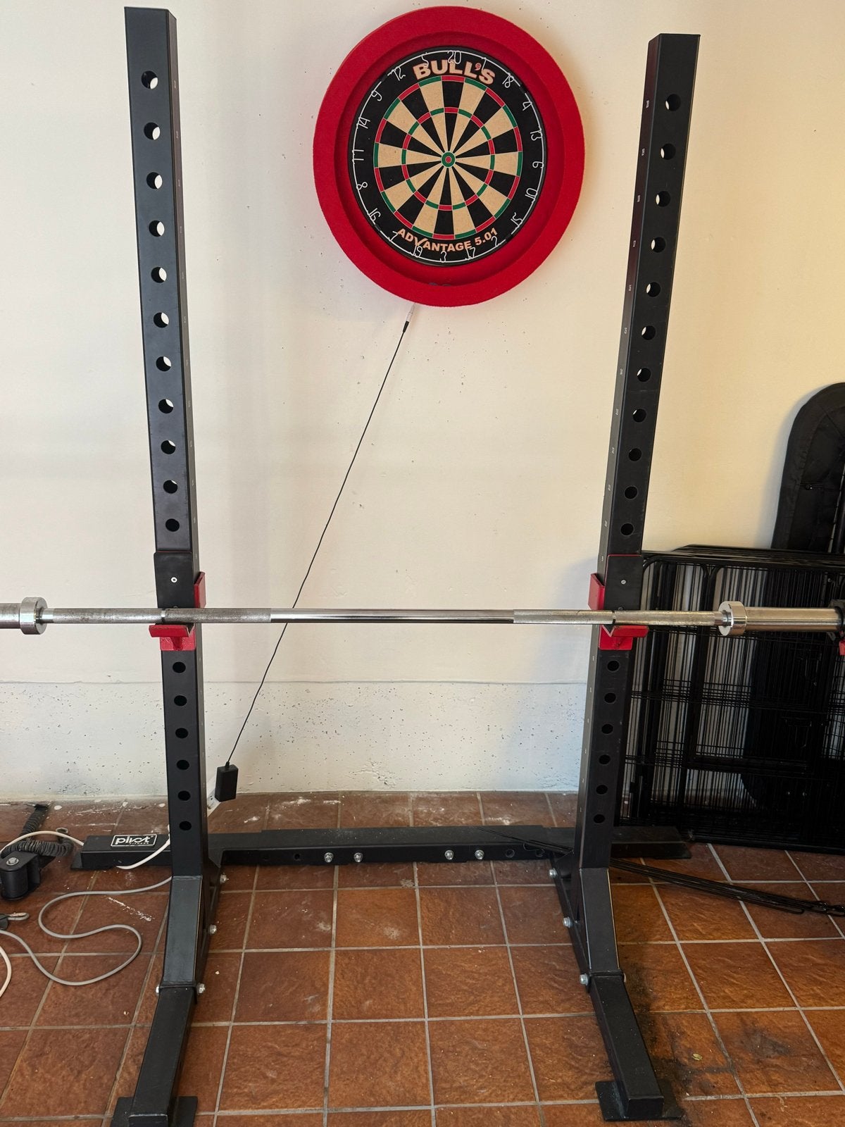 Pivot squat stand met Verbindingsstuk - Krachtstation, Ophalen, Gebruikt, Krachtstation, Armen