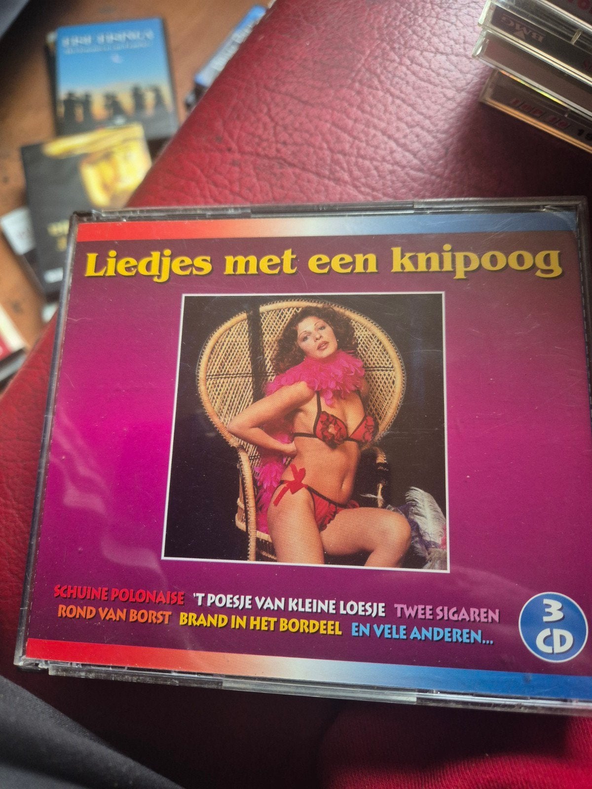 Liedjes met een knipoog 3cdbox, Cd's en Dvd's, Cd's | Nederlandstalig, Ophalen of Verzenden, Zo goed als nieuw, Levenslied of Smartlap