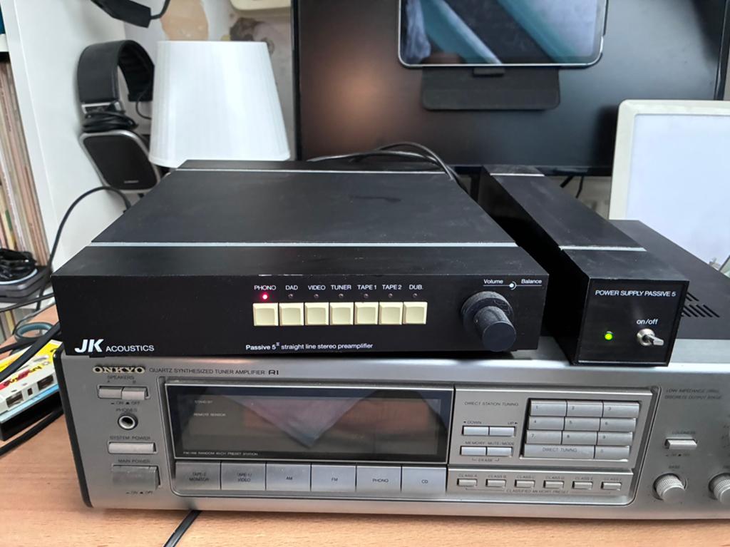 JK Acoustics passive 5-II met phono, Ophalen of Verzenden, Zo goed als nieuw, Minder dan 60 watt, Overige merken