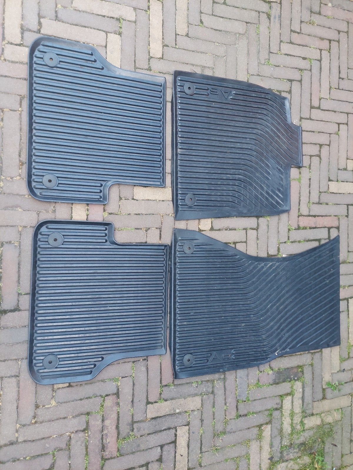Rubberen mattenset Audi A6 C7 - Perfecte pasvorm, Ophalen of Verzenden