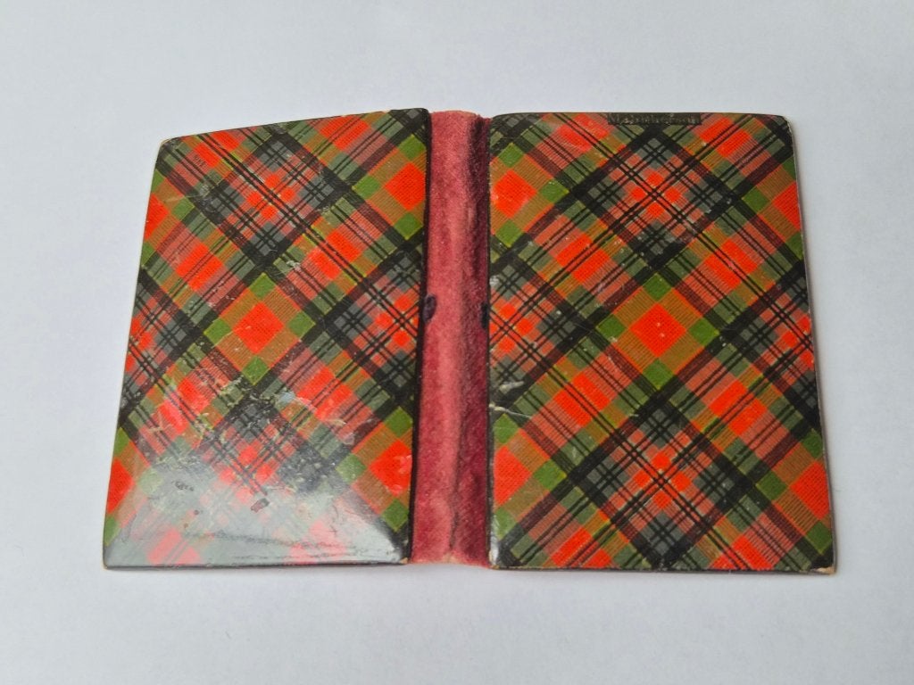 Tartanware Mauchline naaldenboekje MacPherson, Ophalen of Verzenden
