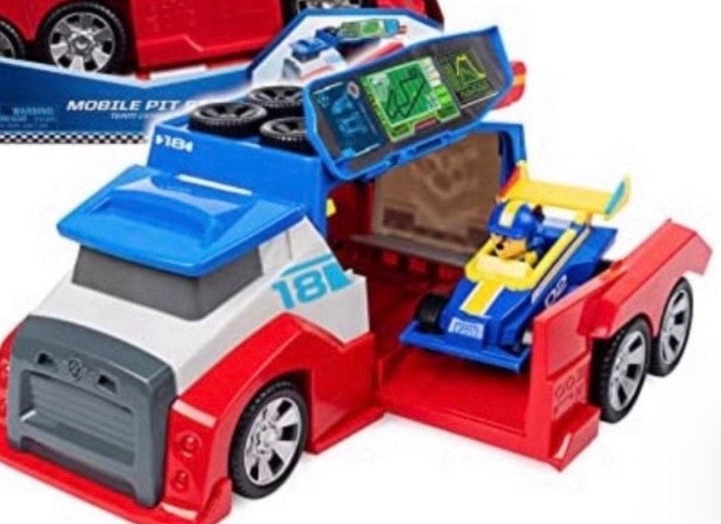 PAW PATROL Ready Race Rescue Mobile Pit Stop Team Voertuig, Ophalen of Verzenden, Nieuw