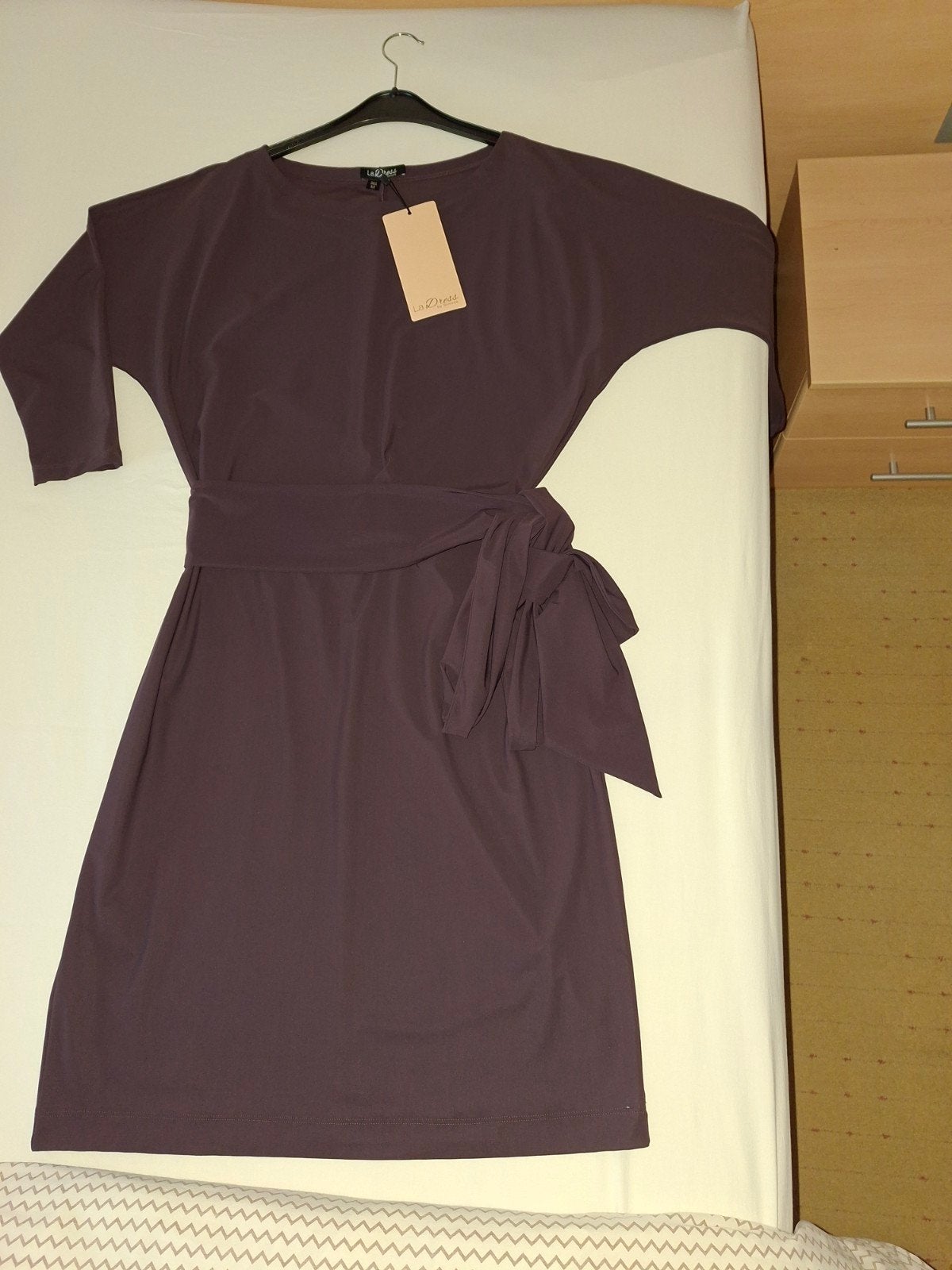 La Dress by Simone  jurk, Ophalen of Verzenden, Nieuw, Paars, Knielengte